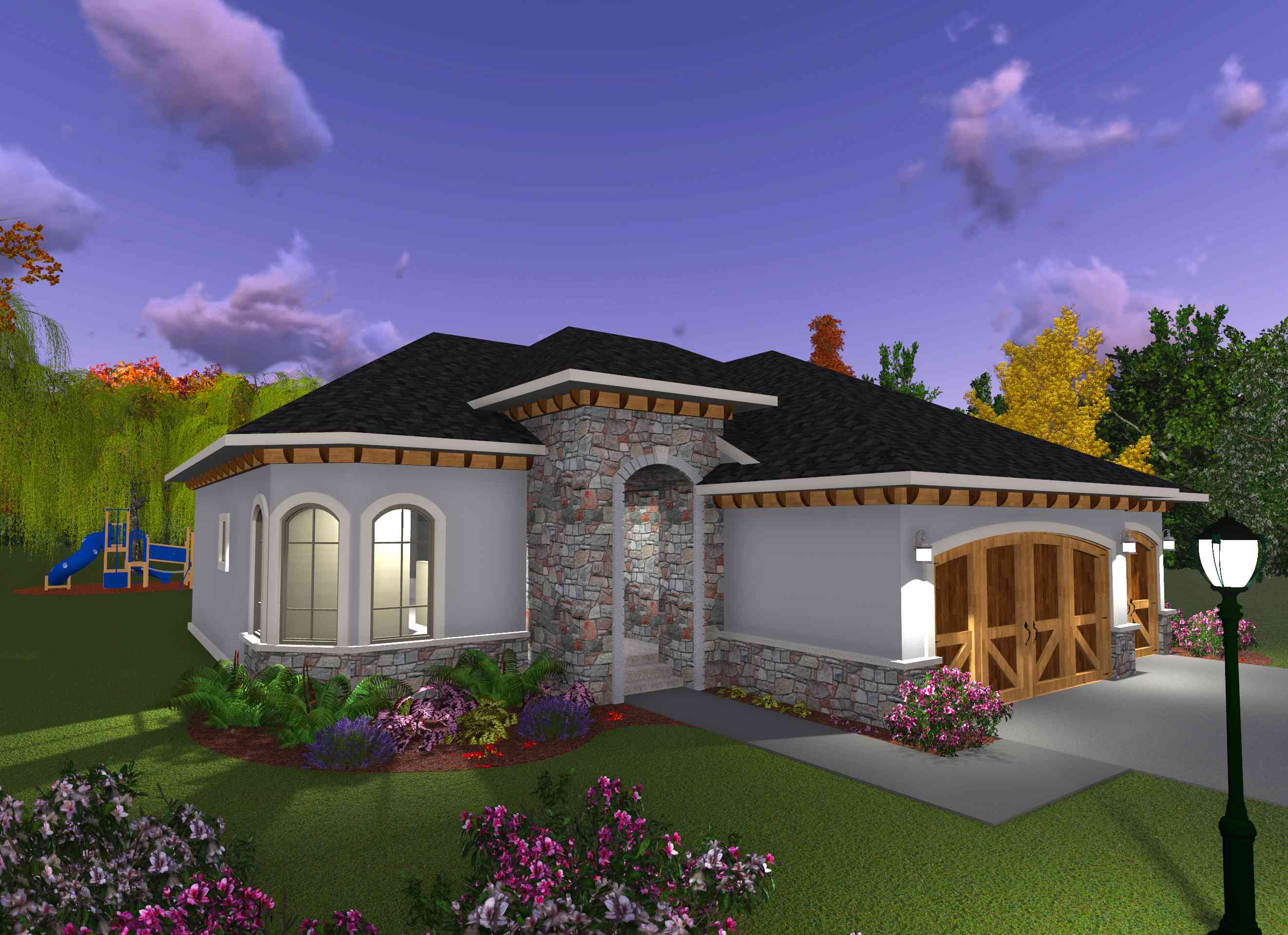 Plan 89984AH: 3-Bedroom Prairie Style Home Plan - Image #31 - European