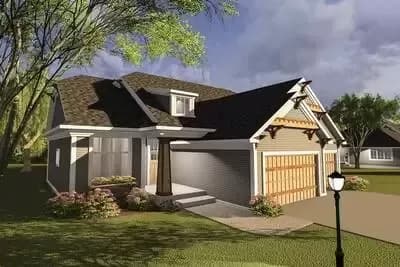 Craftsman With Open Concept Floor Plan