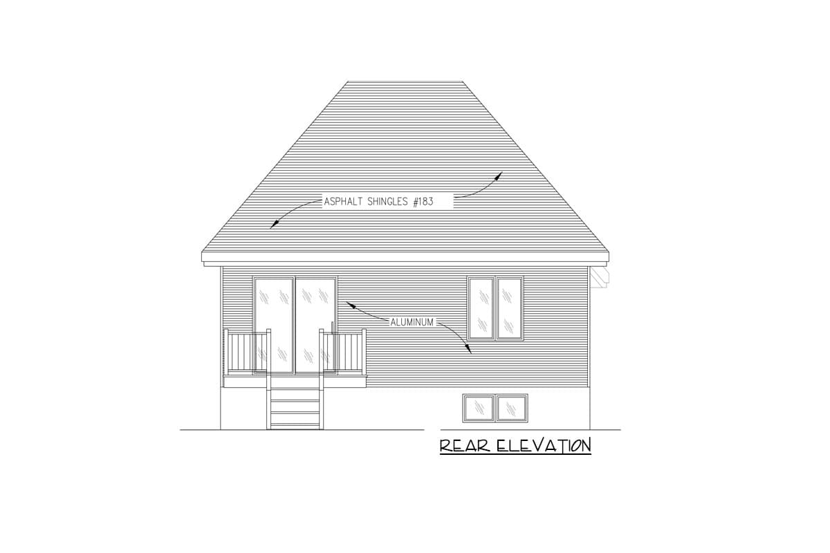 Plan 90012PD: Tiny House Alternative - Image #4 - Southern, Traditional