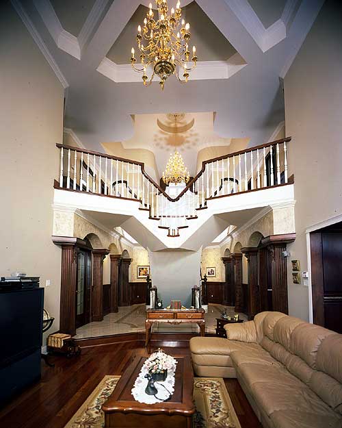 Plan 90018PD: Sunken Living Room - Image #5 - European