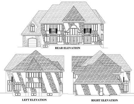 Plan 90018PD: Sunken Living Room - Image #12 - European