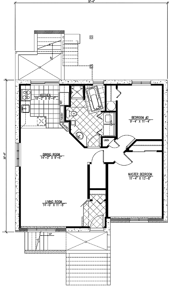 Plan 90027PD: Tasteful Multi-Family Living - Floor Plan - Optional - Southern