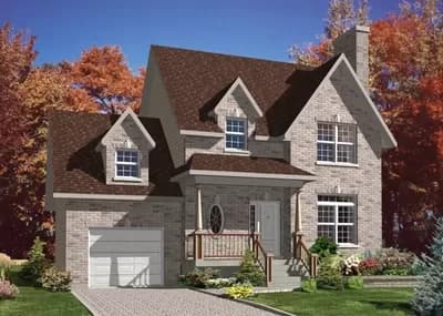Traditional Two-story House Plan with Optional Second-Level Family Room