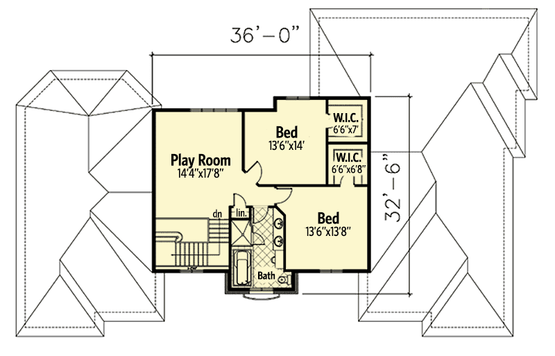 Plan 90095PD: Stunning European Manor - Floor Plan - 2nd Floor - European, French Country