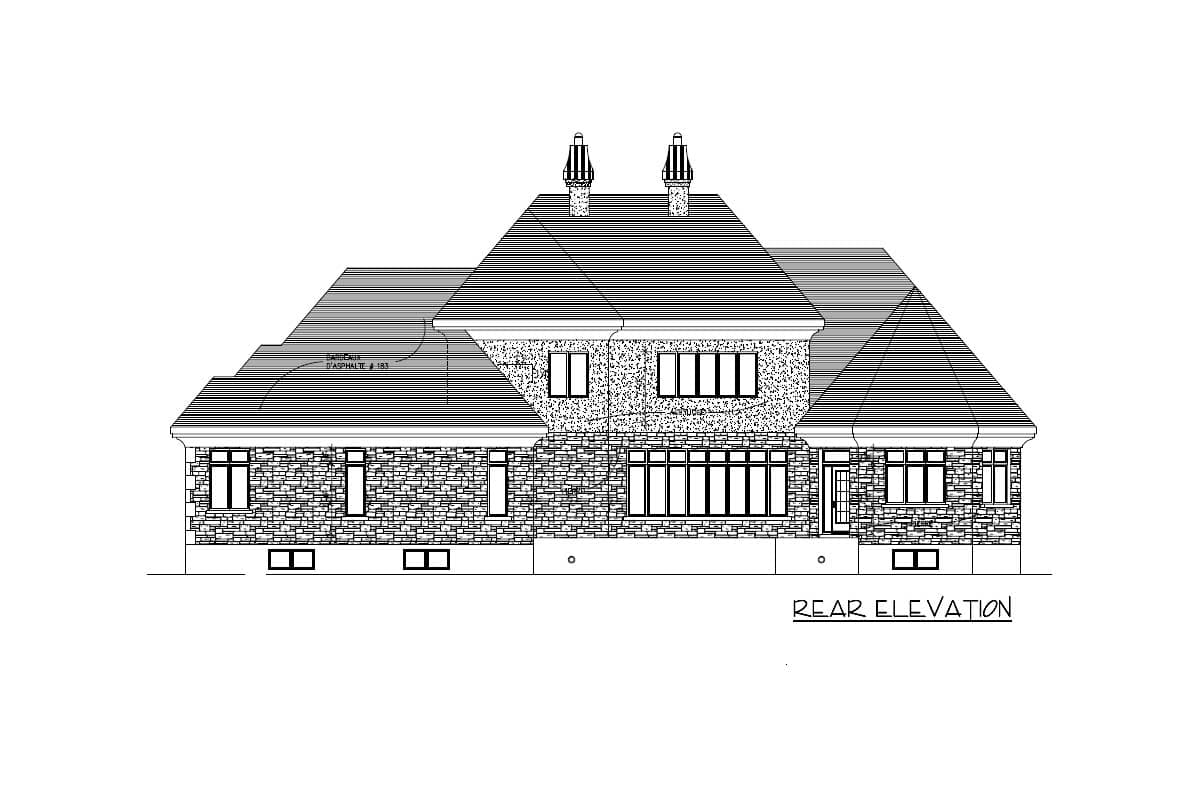 Plan 90095PD: Stunning European Manor - Image #4 - European, French Country