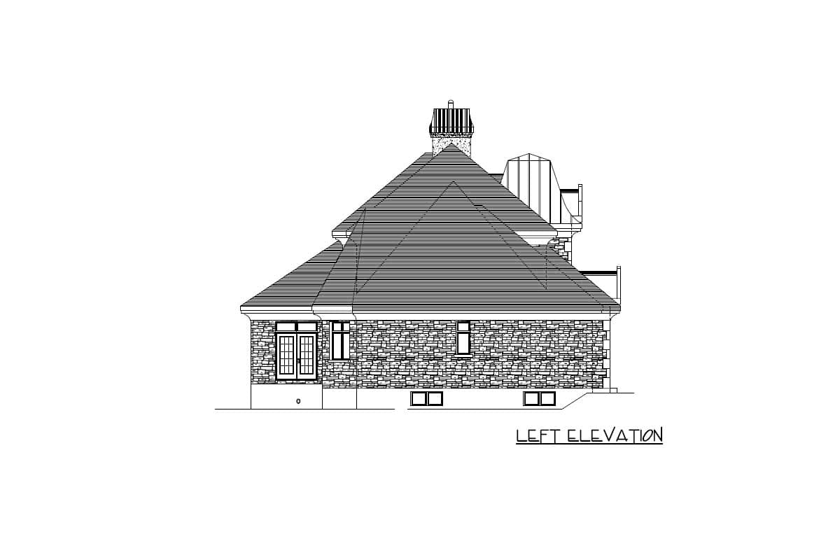 Plan 90095PD: Stunning European Manor - Image #5 - European, French Country