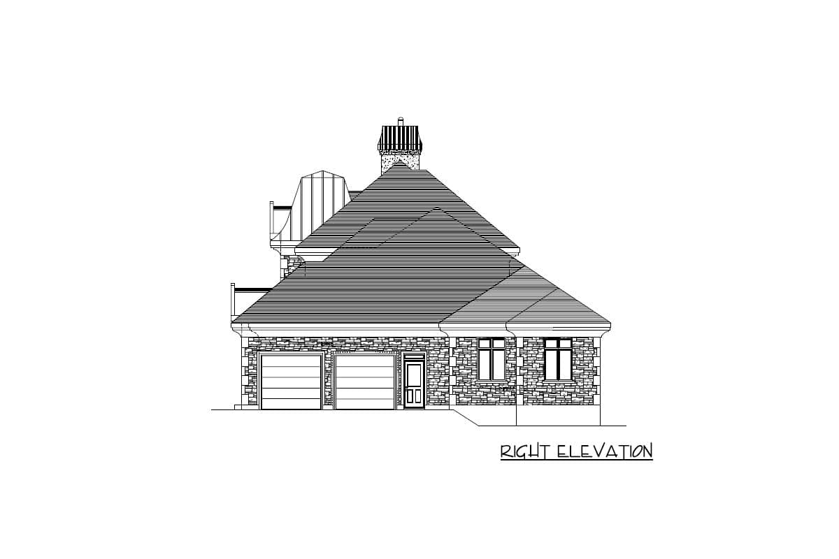 Plan 90095PD: Stunning European Manor - Image #6 - European, French Country