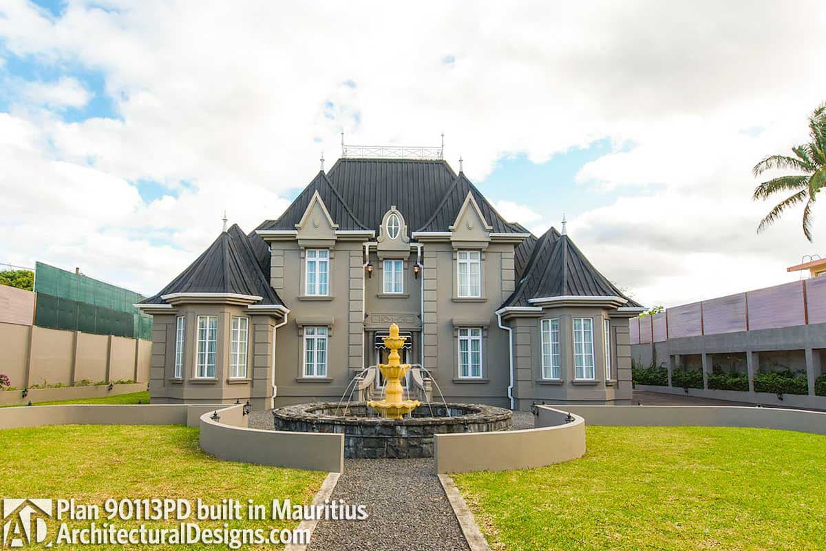 build gallery item - House Plan 90113PD comes to life on the island nation of Maritius