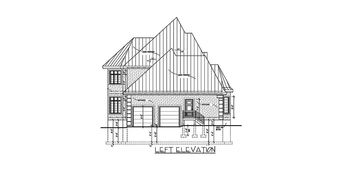 Plan 90113PD: European Mini-Castle - Image #4 - European, French Country