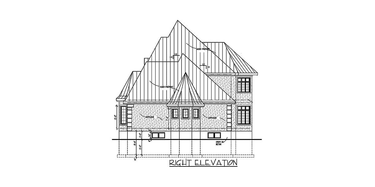 Plan 90113PD: European Mini-Castle - Image #5 - European, French Country