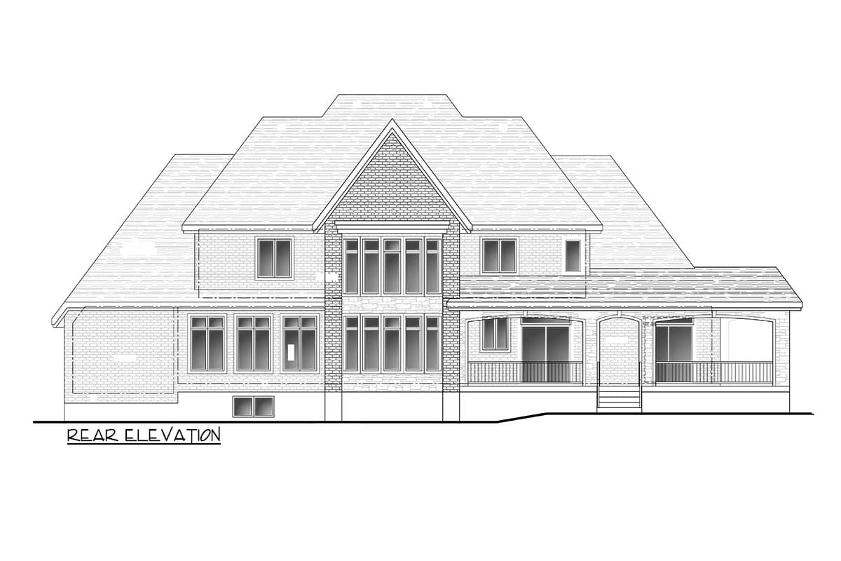 Plan 90124PD: Splendid European Home Plan with Grand Staircase - Image #4 - European, Traditional