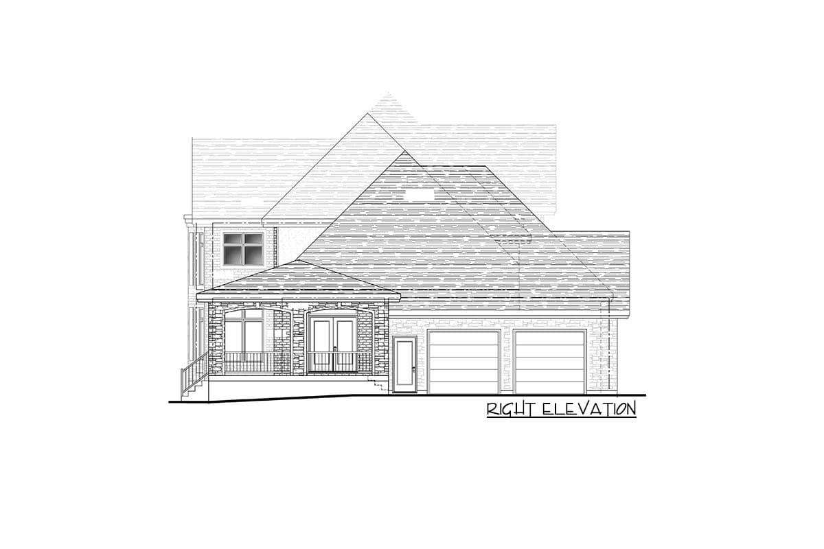 Plan 90124PD: Splendid European Home Plan with Grand Staircase - Image #5 - European, Traditional