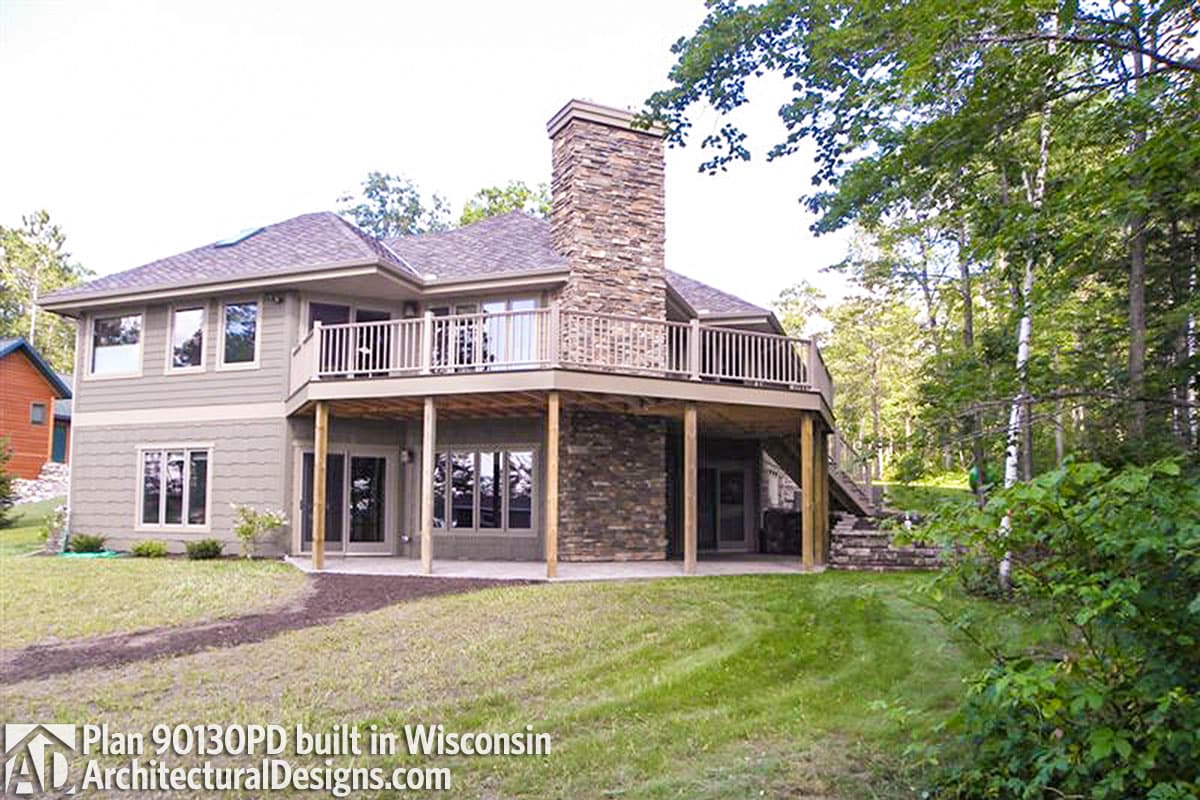 build gallery item - House Plan 90130PD built in Wisconsin