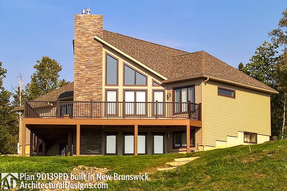 build gallery item - House Plan 90139PD comes to life in New Brunswick!