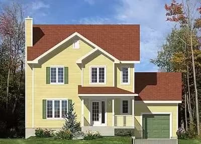 Compact Traditional Home