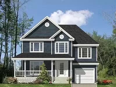 Compact Traditional Home
