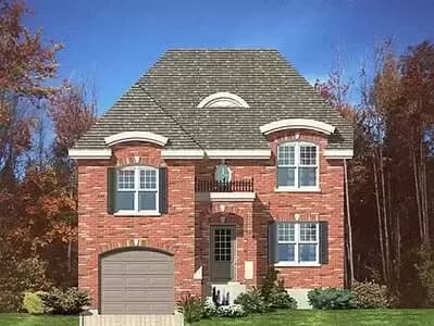 Split Level Home Plan with Options