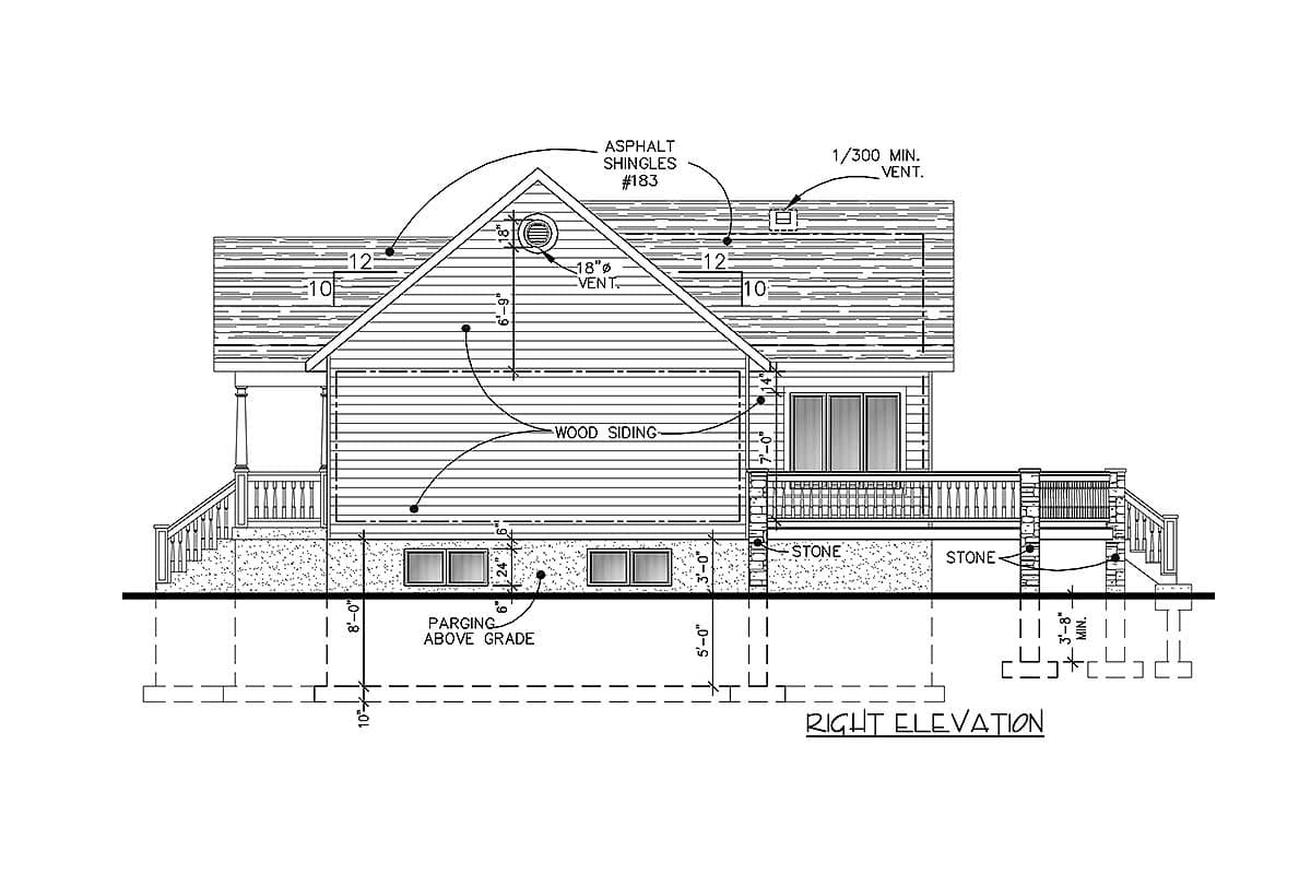 Plan 90165PD: Vacation Beauty with Great Views - Image #5 - Contemporary, Mountain, Rustic, Vacation