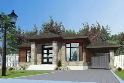 Attractive Contemporary Home Plan