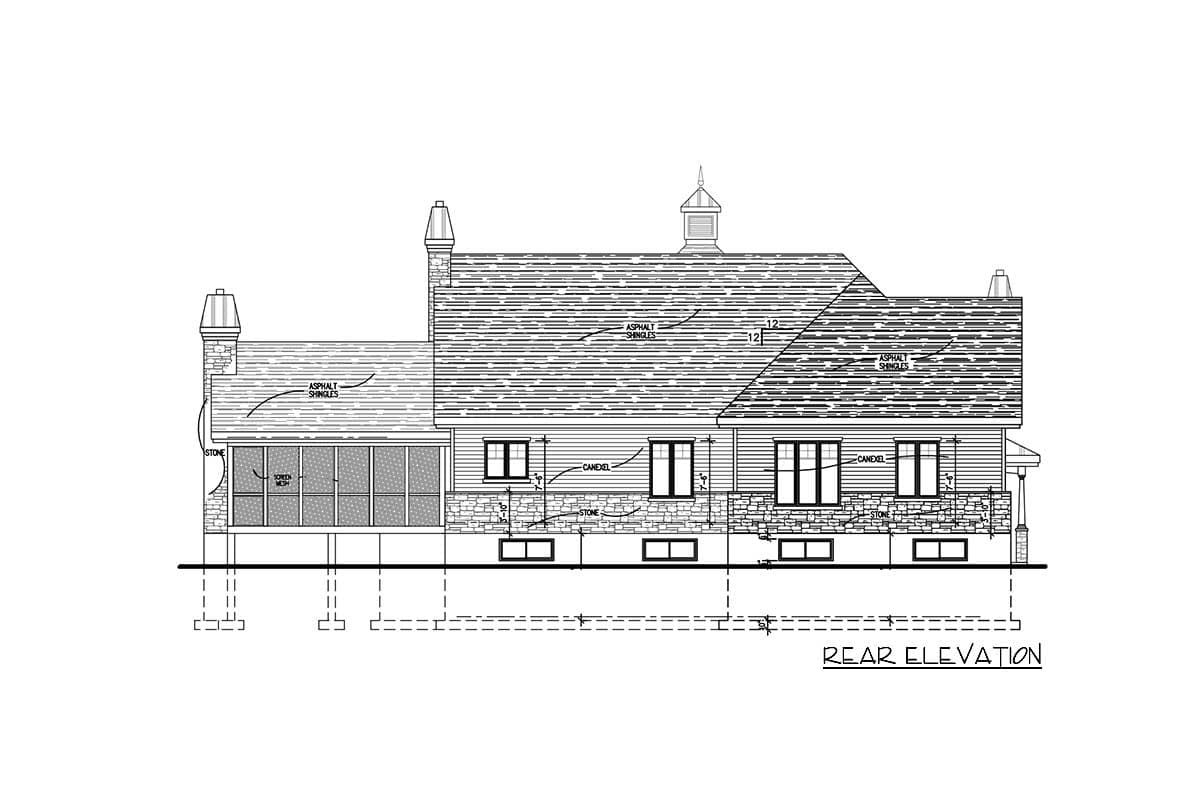 Plan 90179PD: Lower Level In-Law or Nanny Suite - Image #4 - Country, Traditional