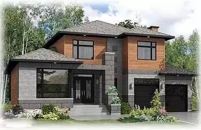 Large Contemporary Home Plan