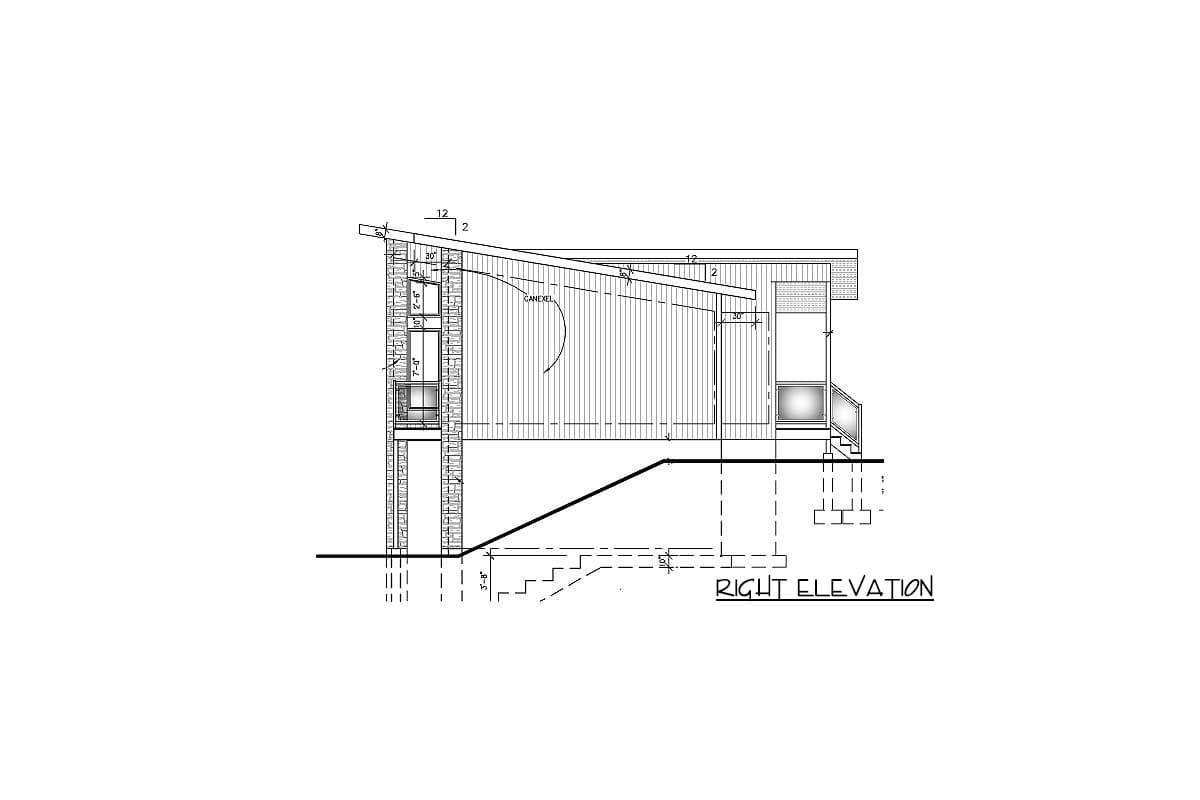 Plan 90241PD: Contemporary Home Plan With All Beds Down - Image #7 - Contemporary, Mid Century Modern, Modern