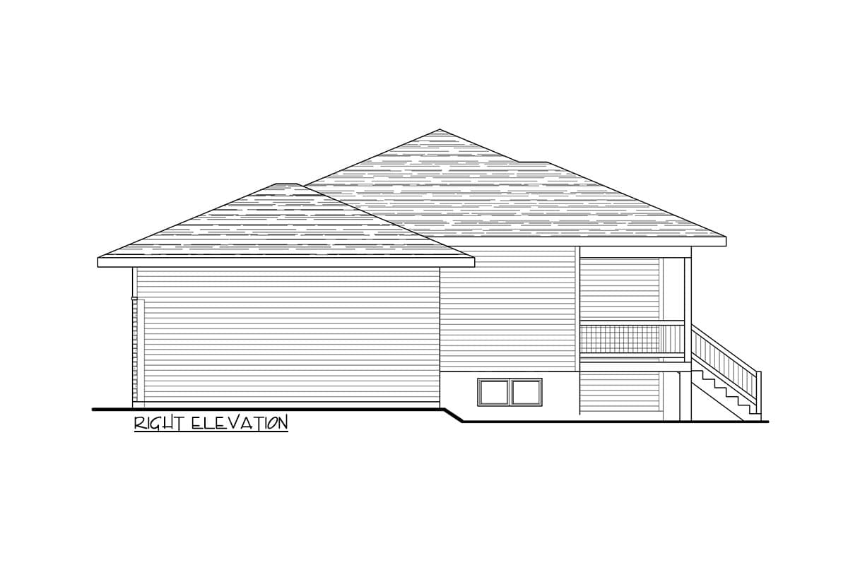 Plan 90255PD: Split-Level Contemporary - Image #4 - Contemporary