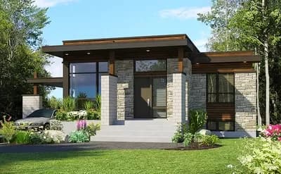 Compact Modern House Plan