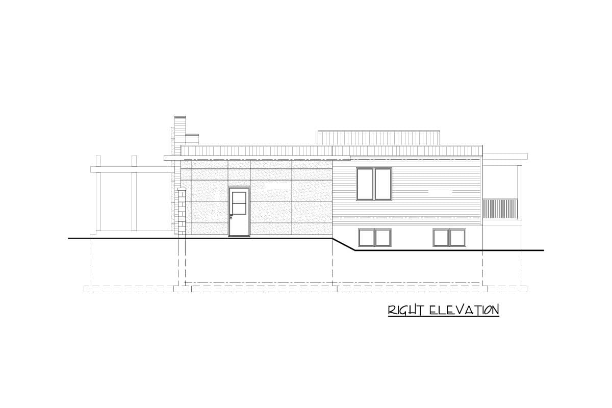 Plan 90275PD: Modern Home Plan with Striking Exterior - Image #5 - Contemporary, Mid Century Modern, Modern
