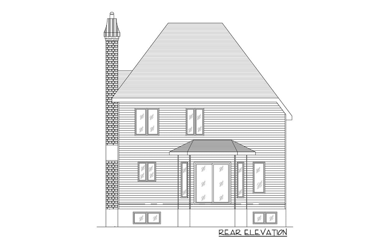 Plan 9072PD: Delightful European House Plan with Juliet Balcony - Image #4 - European