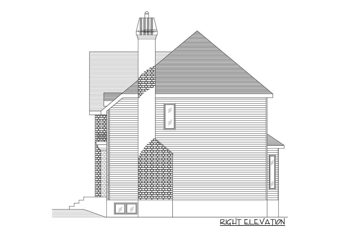 Plan 9072PD: Delightful European House Plan with Juliet Balcony - Image #5 - European