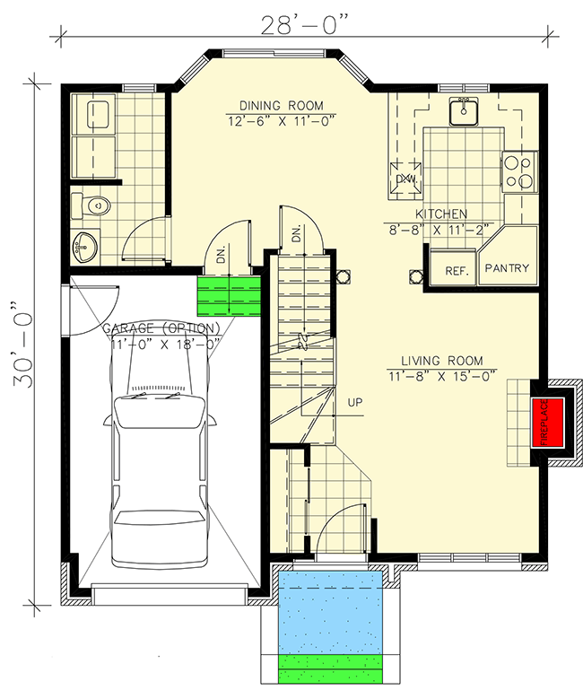 Plan 9072PD: Delightful European House Plan with Juliet Balcony - Floor Plan - Main Level - European