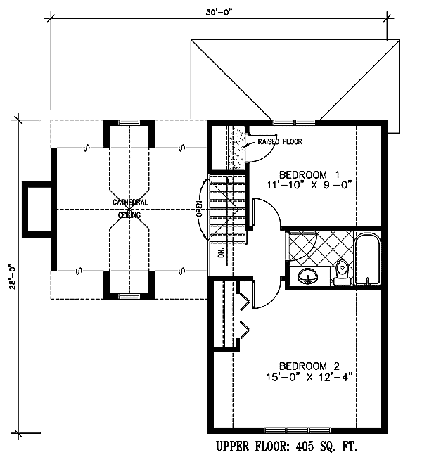 Plan 9090PD: Farmhouse Plan with Options - Floor Plan - 2nd Floor - Cottage, Country, Vacation