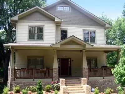 Craftsman Inspiration With Drive-Under Garage