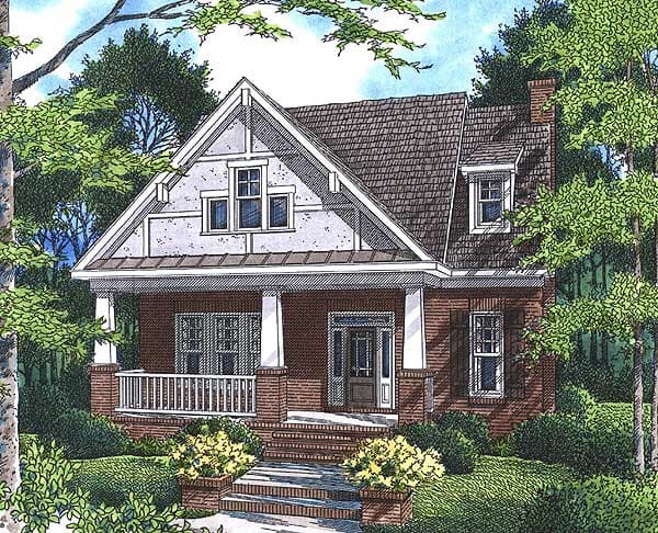 Plan 92018VS: Craftsman Home for a Sloping Lot - Image #12 - Cottage, Country, Craftsman