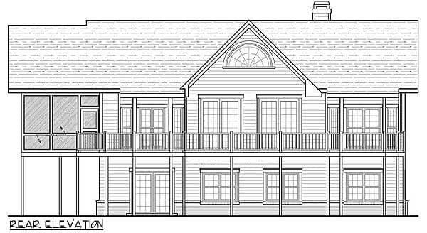 Plan 92045VS: Simply Country - Image #7 - Country, Ranch, Vacation