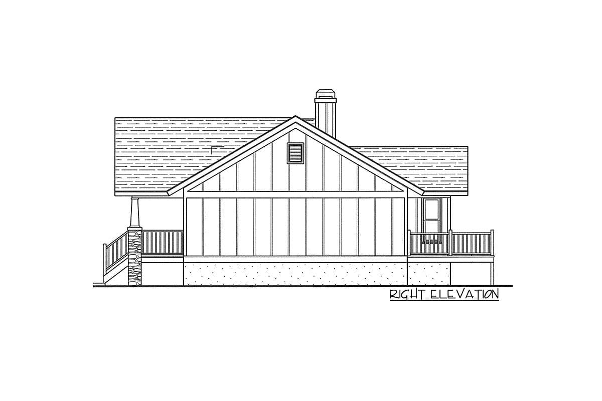 Plan 92068VS: 3 Bed Craftsman Ranch With Sundeck - Image #4 - Cottage, Craftsman, Northwest, Ranch