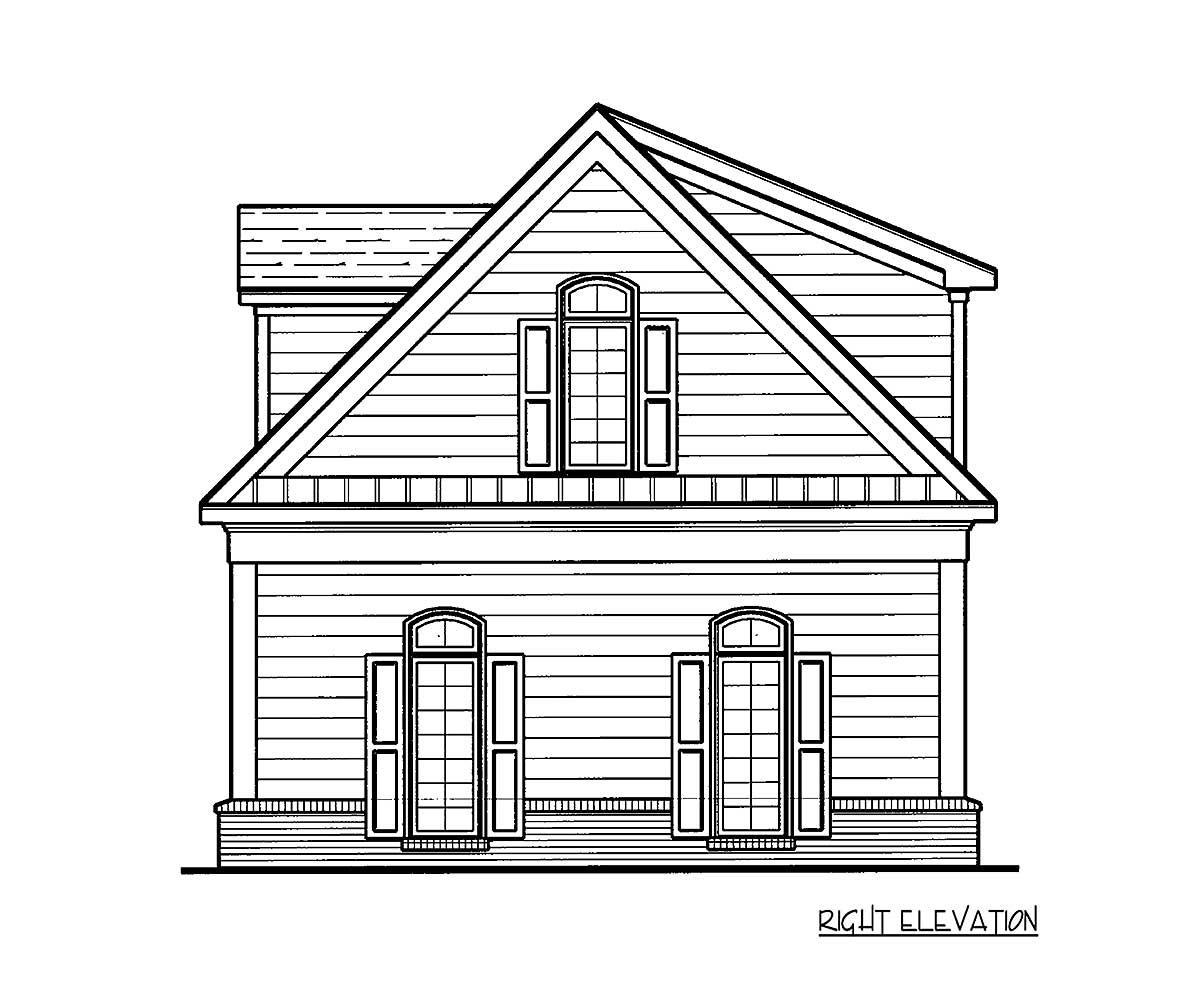 Plan 92076VS: Carriage House with Triple Garage - Image #4 - Carriage, Country, Craftsman, New American