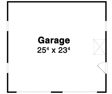 Plan 92081VS: 2-Car Garage with Dormers - Floor Plan - Main Level - Cape Cod, Country, Traditional