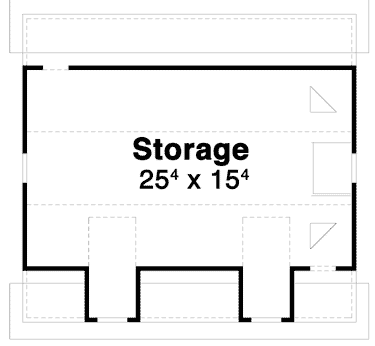 Plan 92081VS: 2-Car Garage with Dormers - Floor Plan - 2nd Floor - Cape Cod, Country, Traditional