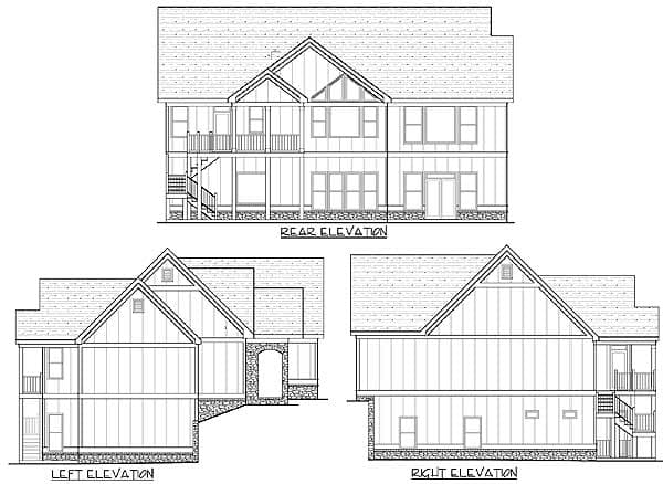 Plan 92100VS: Craftsman Perfect for Sloping Lot - Image #8 - Cottage, Craftsman, Traditional