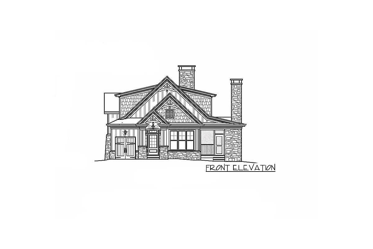 Plan 92302MX: Rustic Mountain Cottage House Plan - 1946 Sq Ft - Image #26 - Cottage, Craftsman, Mountain, Rustic