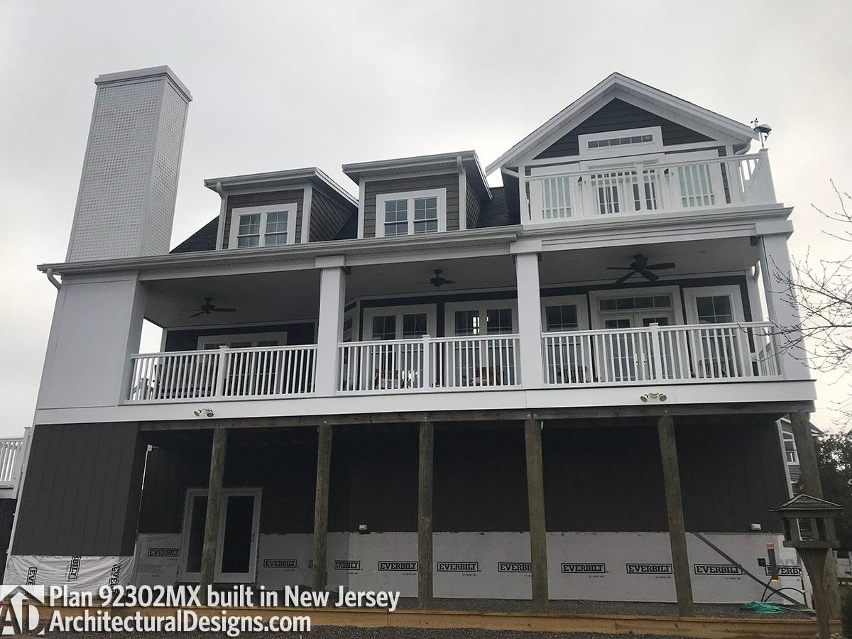 build gallery item - Architectural Designs Exclusive House Plan 92302MX built in New Jersey
