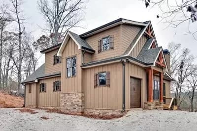 Rustic Mountain Cottage House Plan - 1946 Sq Ft