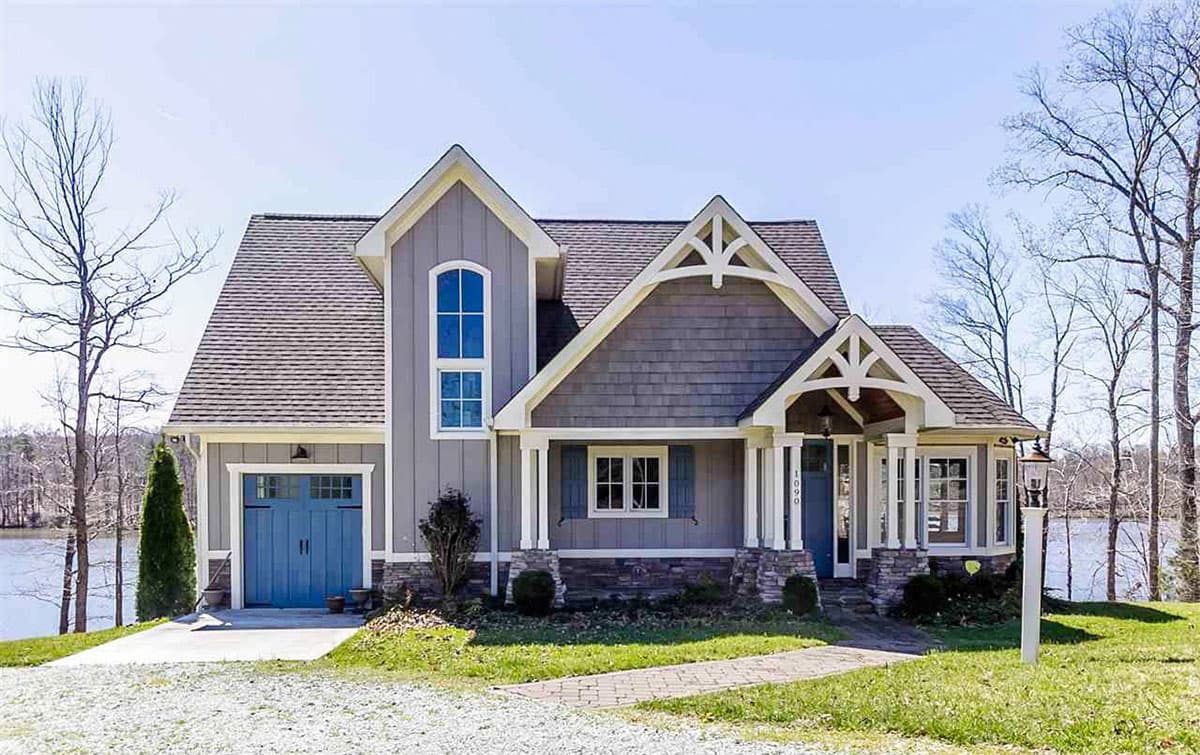 Plan 92305MX: Mountain Home with Vaulted Ceilings - 1613 Sq Ft - Image #20 - Cottage, Country, Craftsman, Mountain, Rustic, Vacation