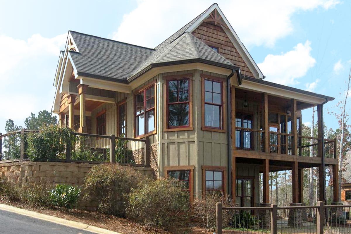 Plan 92305MX: Mountain Home with Vaulted Ceilings - 1613 Sq Ft - Image #7 - Cottage, Country, Craftsman, Mountain, Rustic, Vacation