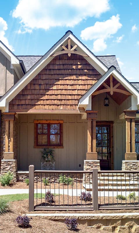 Plan 92305MX: Mountain Home with Vaulted Ceilings - 1613 Sq Ft - Image #5 - Cottage, Country, Craftsman, Mountain, Rustic, Vacation