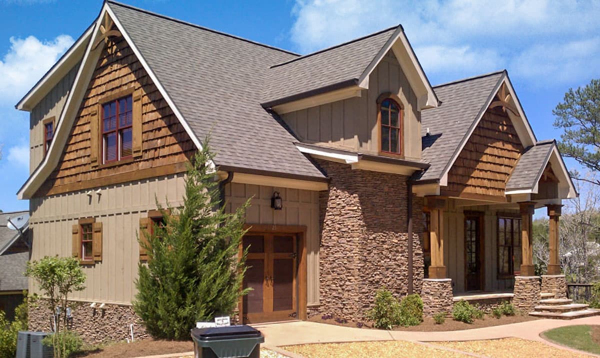 Plan 92305MX: Mountain Home with Vaulted Ceilings - 1613 Sq Ft - Image #6 - Cottage, Country, Craftsman, Mountain, Rustic, Vacation