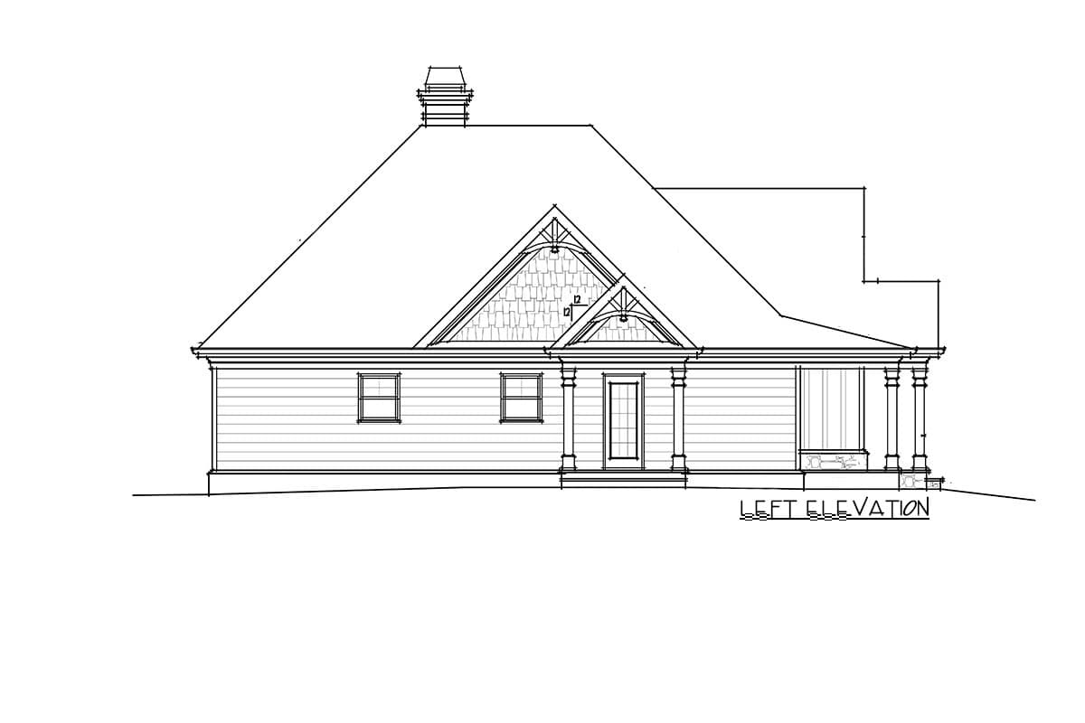 Plan 92310MX: Lake House Plan with Lower Level Boat Garage - 2120 Sq Ft - Image #15 - Cottage, Craftsman, Mountain, Rustic, Vacation