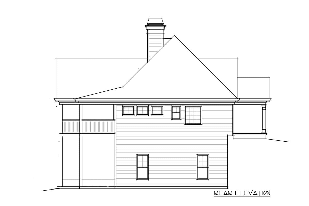 Plan 92310MX: Lake House Plan with Lower Level Boat Garage - 2120 Sq Ft - Image #16 - Cottage, Craftsman, Mountain, Rustic, Vacation